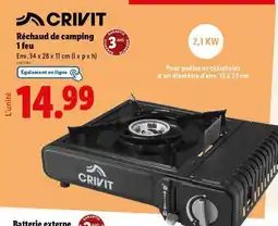 Lidl Réchaud de camping 1 feu offre