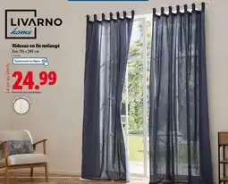 Lidl Rideaux en lin mélangé offre