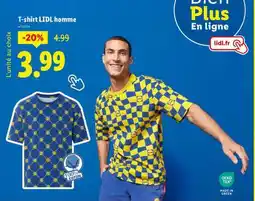 Lidl T-shirt LIDL homme offre