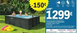 E.Leclerc Piscine Graphite Rectangulaire offre