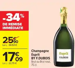 Cora x Carrefour Champagne Esprit BY F.DUBOIS offre