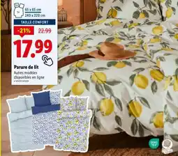 Lidl PARURE DE LIT offre