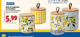 Lidl Boîte de rangement en céramique offre