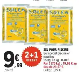 E.Leclerc Jardi Sel pour piscine offre