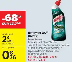 Cora Nettoyant WC HARPIC offre