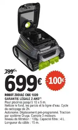 E.Leclerc Jardi Robot zodiac cnx 1020 offre