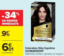 Cora Coloration Oléo Suprême SCHWARZKOPF offre