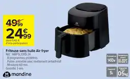 Cora Friteuse sans huile Air fryer offre