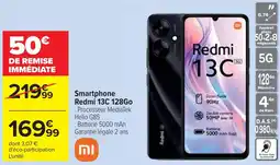 Cora x Carrefour Smartphone Redmi 13C 128Go offre