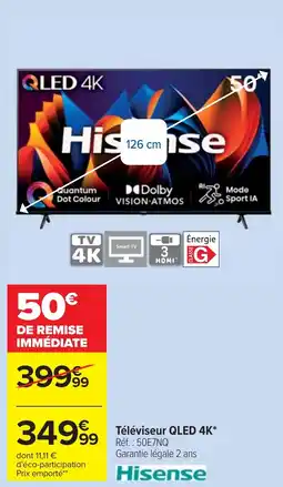 Cora Téléviseur QLED 4K offre