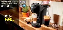 Cora Machine multi-boissons Génio S + Dolce Gusto offre
