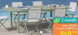 RAGT Jardin & Maison Table "gênes" offre