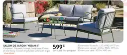 RAGT Jardin & Maison Salon de jardin "noah ii" offre