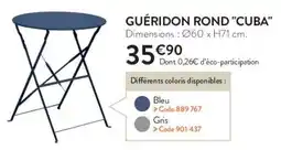 RAGT Jardin & Maison Guéridon rond "cuba" offre