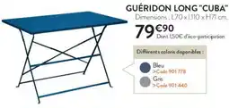 RAGT Jardin & Maison Guéridon long "cuba" offre