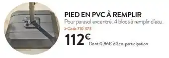 RAGT Jardin & Maison Pied en pvc à remplir offre