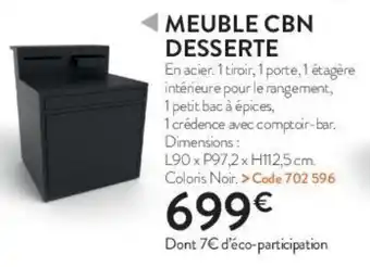 RAGT Jardin & Maison Meuble cbn desserte offre
