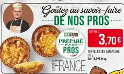 Match Tartelettes amandine offre