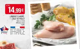 Match Volailles Françaises Produit élaboré : Filet de poulet offre