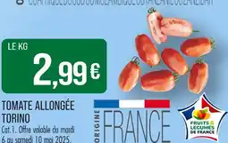 Match Tomate Allongée Torino offre