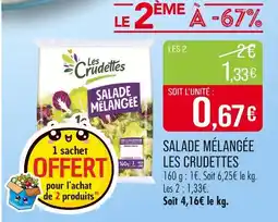 Match Les Crudettes Salade mélangée offre