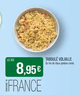 Match Taboulé Volaille offre
