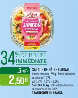 Match Daunat Salade de pâtes offre
