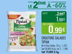 Match TIPIAK Croutons salades offre