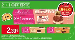Match BONTA DIVINA Desserts pâtissiers offre