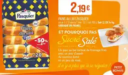 Match PASQUIER Pains au lait offre