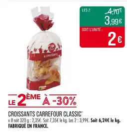 Match Carrefour Classic' Croissants offre