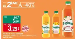 Match Tropicana Pur jus de fruits offre