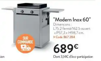 RAGT Jardin & Maison "modern inox 60" offre
