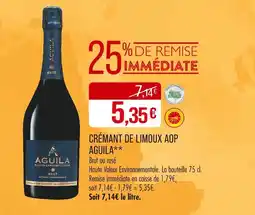 Match AGUILA Crémant de limoux aop offre