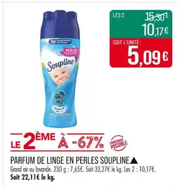 Match SOUPLINE Parfum de linge en perles offre