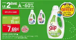 Match SKIP Lessive liquide▲ offre
