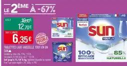 Match SUN Tablettes lave-vaisselle tout en un offre