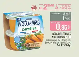 Match Nestlé Bols de légumes Naturnes offre