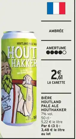 Intermarché HOUTLAND Bière pale ale houthakker offre