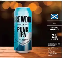 Intermarché BREWDOG Bière punk ipa offre