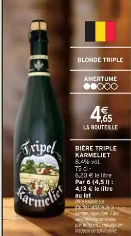 Intermarché TRIPEL KARMELIET Bière offre