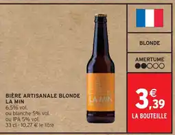 Intermarché LA MIN Bière artisanale blonde offre
