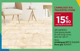 Gedimat Carrelage Sol Travertin Stone offre