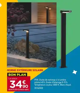 Gedimat Borne Extérieure Solaire offre