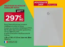Gedimat Receveur de douche kinesurf nova offre