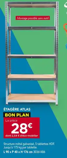 Gedimat ĂtagĂšre Atlas offre