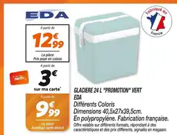 Netto EDA Glaciere 24 l promotion vert offre