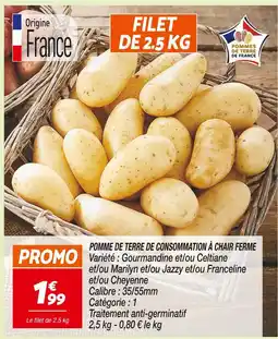 Netto Pommes de Terre de France Pomme de terre de consommation à chair ferme offre