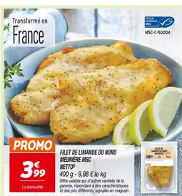 Netto NETTO Filet de Limande du Nord Meunière MSC offre