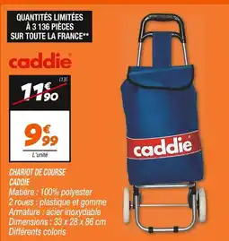 Netto Caddie Chariot de course offre